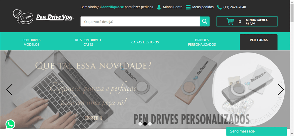 A loja Loja Online de Pen Drive Personalizado é confável? ✔️ Tudo sobre a Loja Loja Online de Pen Drive Personalizado!