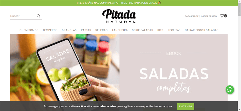 A loja Loja Online de Pitada Natural é confável? ✔️ Tudo sobre a Loja Loja Online de Pitada Natural!