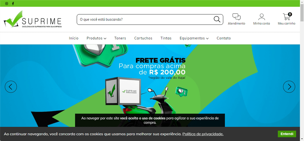 A loja Loja Online de Suprime Suprimentos é confável? ✔️ Tudo sobre a Loja Loja Online de Suprime Suprimentos!