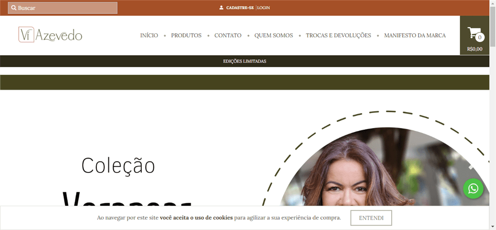 A loja Loja Online de Vi Azevedo é confável? ✔️ Tudo sobre a Loja Loja Online de Vi Azevedo!