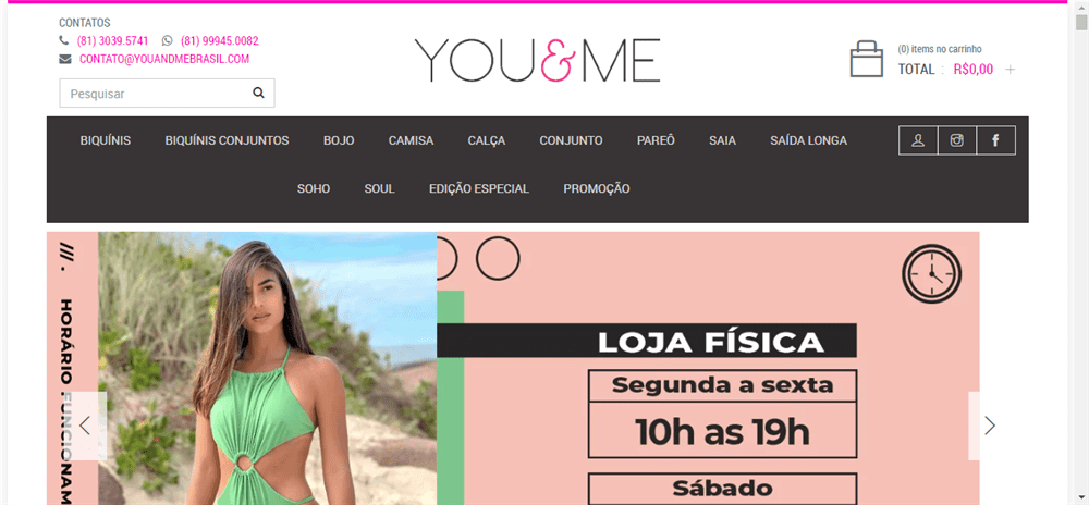 A loja Loja Online de You&Me é confável? ✔️ Tudo sobre a Loja Loja Online de You&Me!