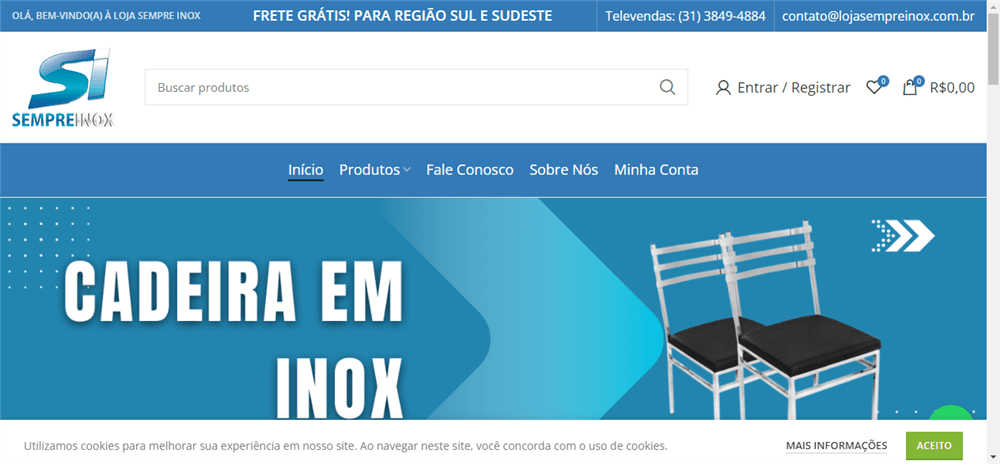 A loja Loja Sempre Inox é confável? ✔️ Tudo sobre a Loja Loja Sempre Inox!