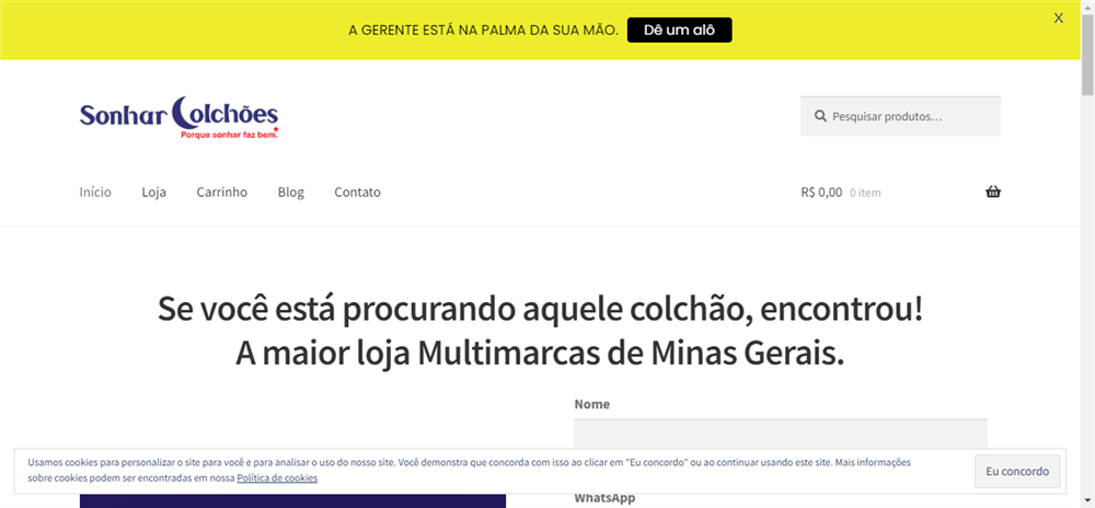 A loja Loja Sonhar Colchões é confável? ✔️ Tudo sobre a Loja Loja Sonhar Colchões!