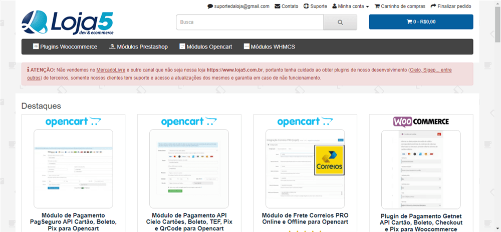 A loja Loja5 Módulos e Plugins Ecommerce é confável? ✔️ Tudo sobre a Loja Loja5 Módulos e Plugins Ecommerce!