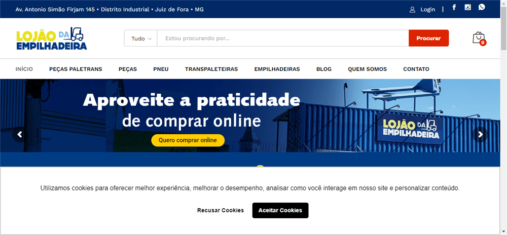 A loja Lojão da Empilhadeira é confável? ✔️ Tudo sobre a Loja Lojão da Empilhadeira!