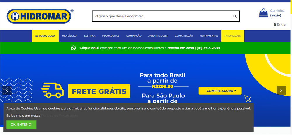 A loja Lojas Hidromar é confável? ✔️ Tudo sobre a Loja Lojas Hidromar!