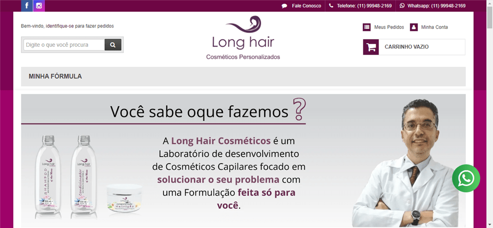 A loja Long Hair Cosméticos Personalizados é confável? ✔️ Tudo sobre a Loja Long Hair Cosméticos Personalizados!