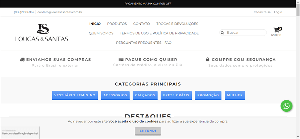 A loja Loucas e Santas é confável? ✔️ Tudo sobre a Loja Loucas e Santas!