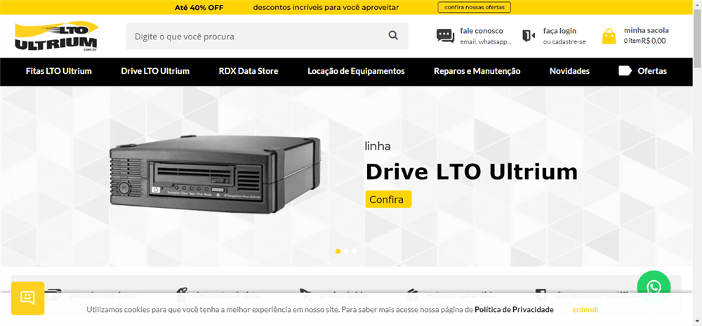 A loja LTO Ultrium é confável? ✔️ Tudo sobre a Loja LTO Ultrium!