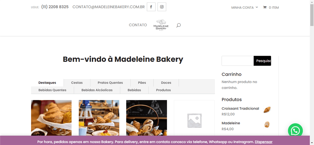 A loja Madeleine Bakery é confável? ✔️ Tudo sobre a Loja Madeleine Bakery!