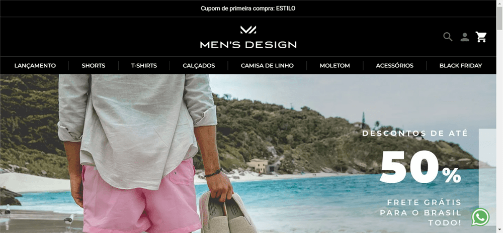 A loja Men's Design: Moda Masculina é confável? ✔️ Tudo sobre a Loja Men's Design: Moda Masculina!