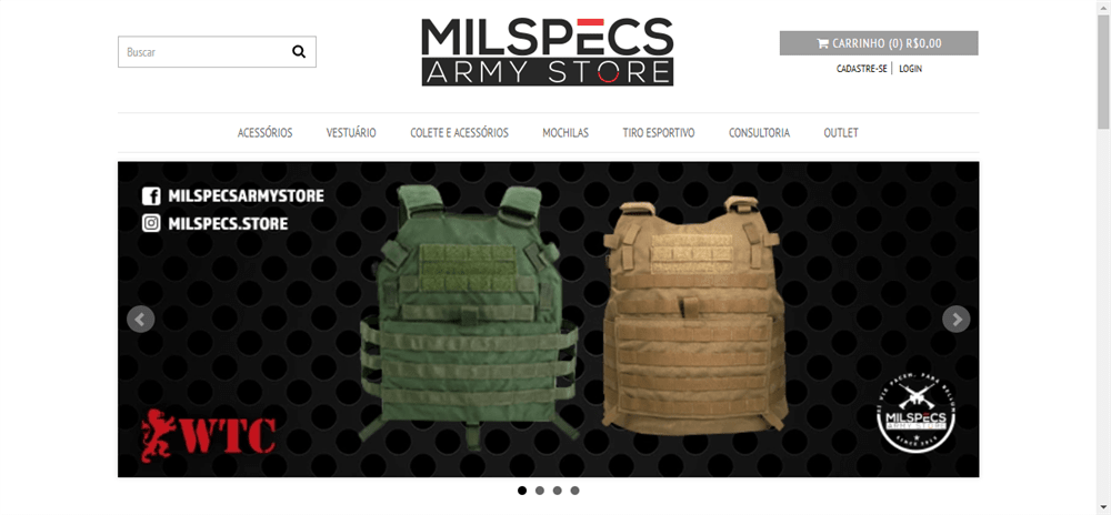 A loja Milspecs Army Store é confável? ✔️ Tudo sobre a Loja Milspecs Army Store!