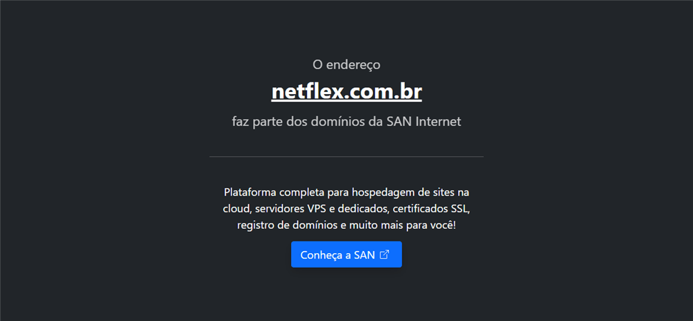 A loja Netflex.com.br Pertence a SAN Internet é confável? ✔️ Tudo sobre a Loja Netflex.com.br Pertence a SAN Internet!