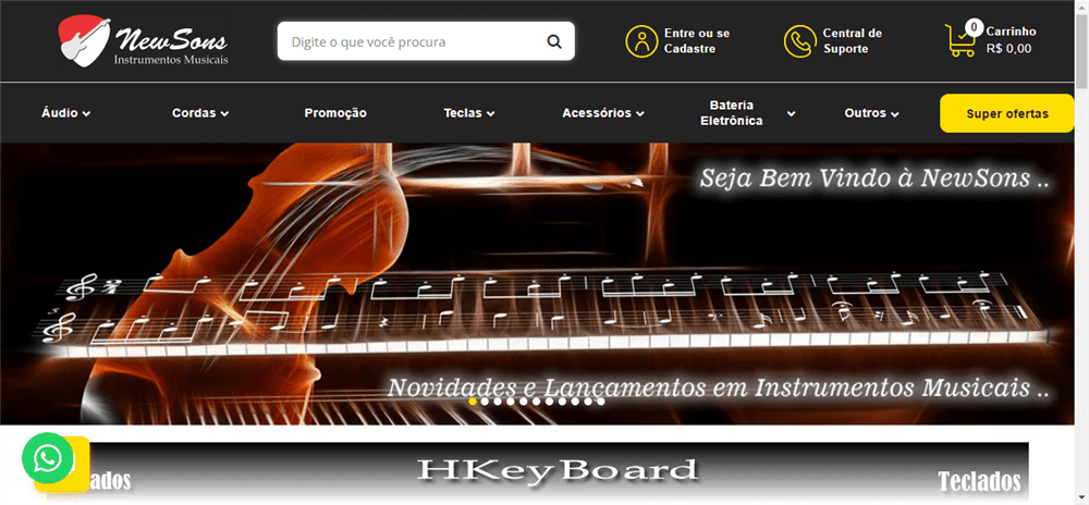 A loja NewSons Instrumentos Musicais é confável? ✔️ Tudo sobre a Loja NewSons Instrumentos Musicais!