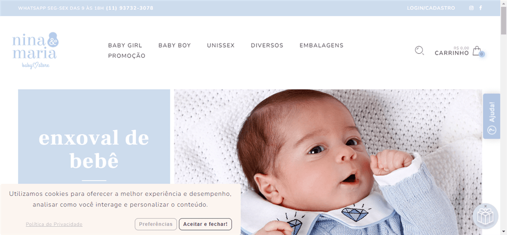 A loja Nina & Maria Baby Store é confável? ✔️ Tudo sobre a Loja Nina & Maria Baby Store!