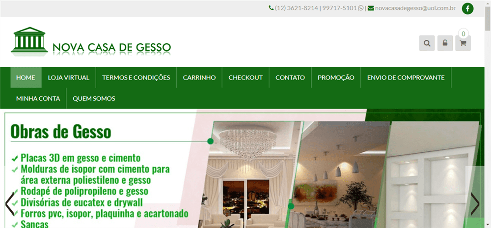 A loja Nova Casa de Gesso é confável? ✔️ Tudo sobre a Loja Nova Casa de Gesso!