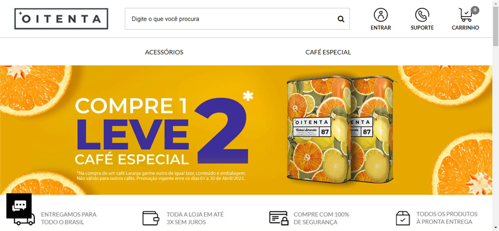 A loja OITENTA CAFÉ é confável? ✔️ Tudo sobre a Loja OITENTA CAFÉ!