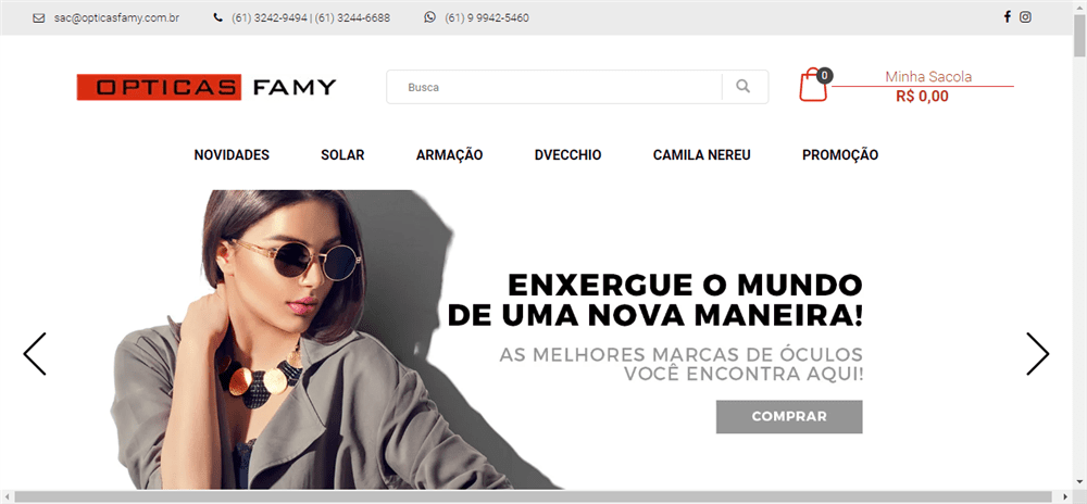 A loja Opticas Famy é confável? ✔️ Tudo sobre a Loja Opticas Famy!