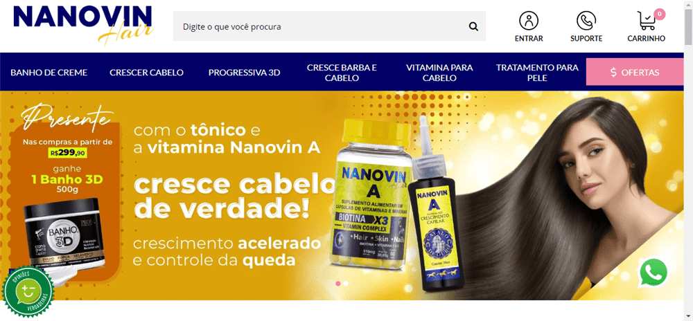 A loja Os Melhores Produtos para Crescimento Capilar do Brasil. é confável? ✔️ Tudo sobre a Loja Os Melhores Produtos para Crescimento Capilar do Brasil.!