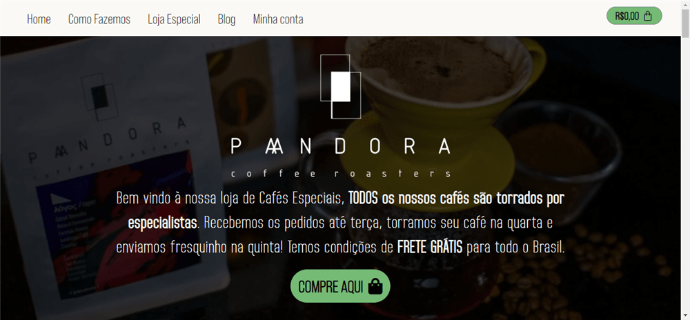 A loja Pandora Coffee Roasters é confável? ✔️ Tudo sobre a Loja Pandora Coffee Roasters!