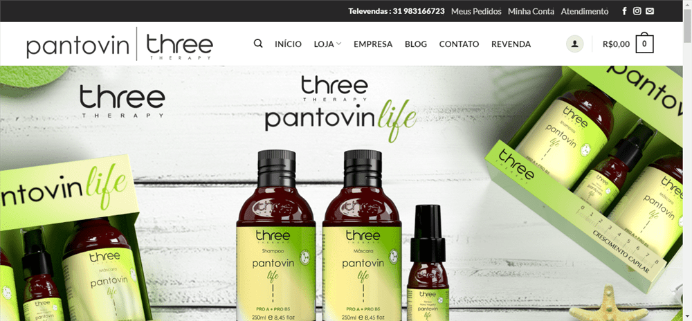 A loja Pantovin Three Therapy é confável? ✔️ Tudo sobre a Loja Pantovin Three Therapy!
