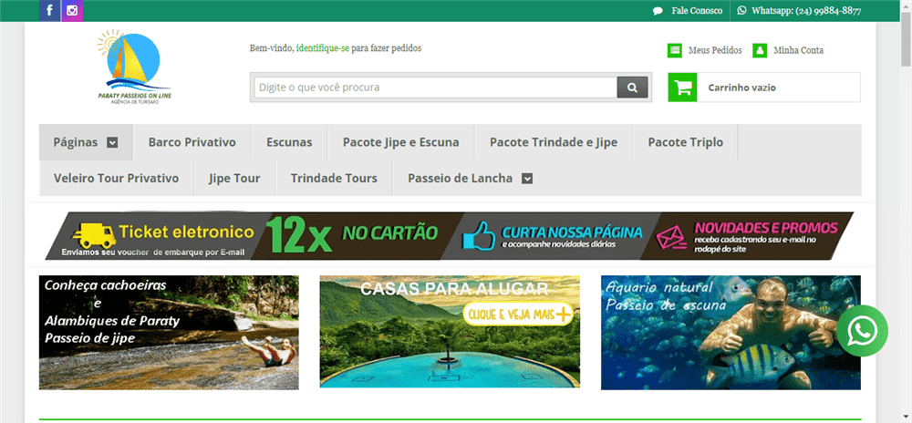 A loja Paraty Passeios On Line é confável? ✔️ Tudo sobre a Loja Paraty Passeios On Line!