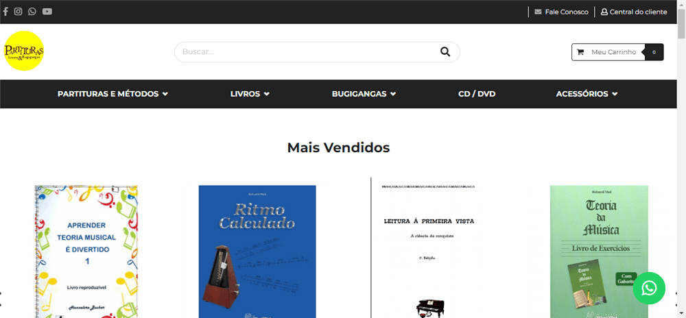 A loja Partituras, Livros e Bugigangas é confável? ✔️ Tudo sobre a Loja Partituras, Livros e Bugigangas!