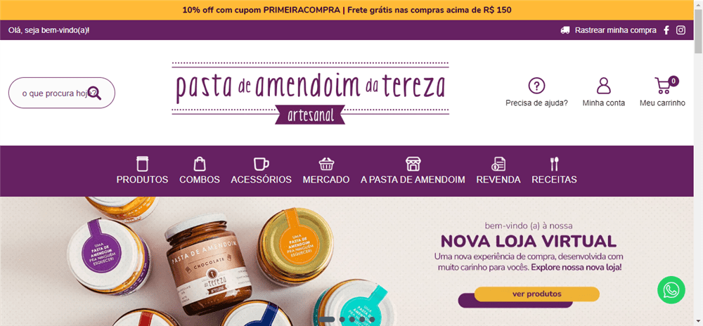 A loja Pasta de Amendoim da Tereza é confável? ✔️ Tudo sobre a Loja Pasta de Amendoim da Tereza!