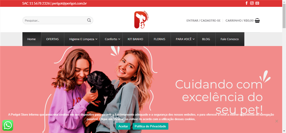 A loja Perigot Store – Produtos Pet de Luxo é confável? ✔️ Tudo sobre a Loja Perigot Store – Produtos Pet de Luxo!