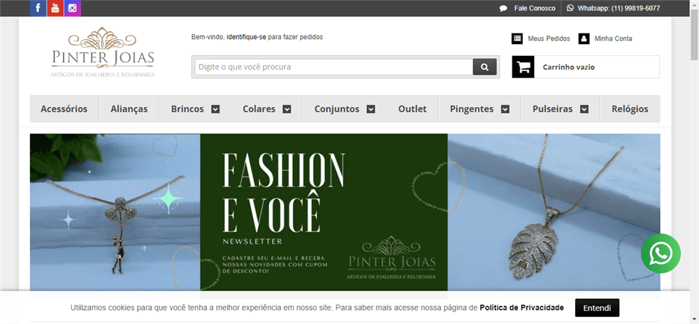 A loja Pinter Joias Artigos de Joalheria e Relojoaria é confável? ✔️ Tudo sobre a Loja Pinter Joias Artigos de Joalheria e Relojoaria!