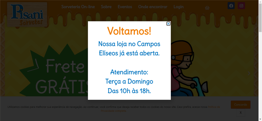 A loja Pisani Sorvetes é confável? ✔️ Tudo sobre a Loja Pisani Sorvetes!