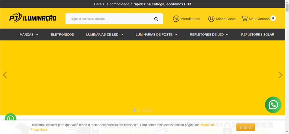 A loja Pj Iluminação Ltda é confável? ✔️ Tudo sobre a Loja Pj Iluminação Ltda!