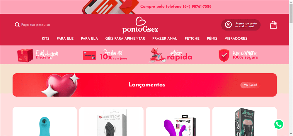 A loja Ponto G Sex é confável? ✔️ Tudo sobre a Loja Ponto G Sex!