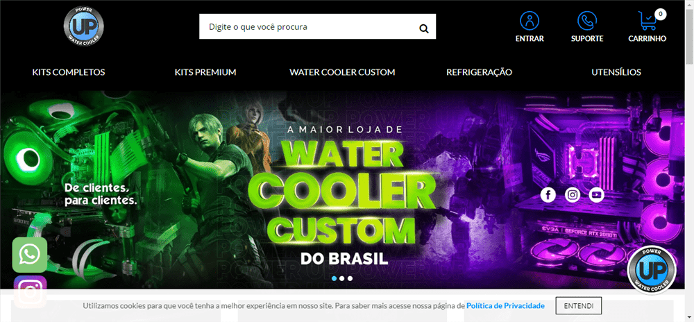 A loja Power UP Water Cooler é confável? ✔️ Tudo sobre a Loja Power UP Water Cooler!