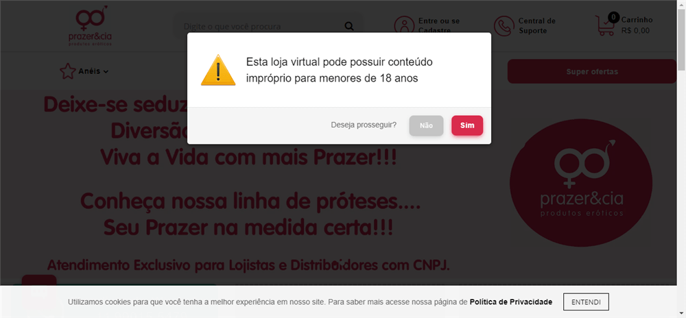 A loja Prazer & Cia Produtos Eróticos é confável? ✔️ Tudo sobre a Loja Prazer & Cia Produtos Eróticos!