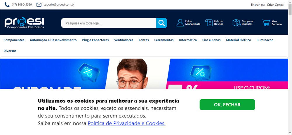 A loja Proesi Componentes Eletrônicos é confável? ✔️ Tudo sobre a Loja Proesi Componentes Eletrônicos!