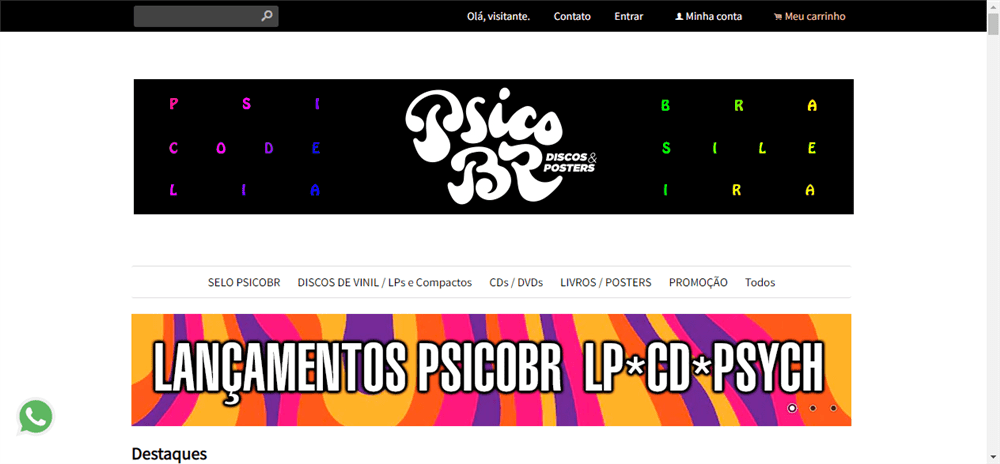 A loja Psico BR Discos & Posters é confável? ✔️ Tudo sobre a Loja Psico BR Discos & Posters!