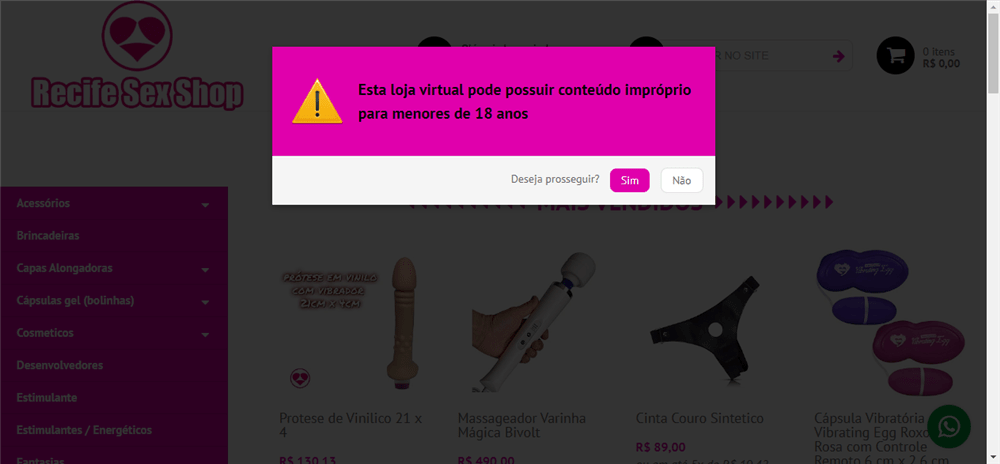 A loja RecifeSexShop é confável? ✔️ Tudo sobre a Loja RecifeSexShop!