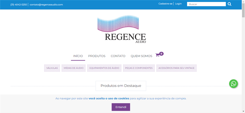 A loja Regence Audio é confável? ✔️ Tudo sobre a Loja Regence Audio!