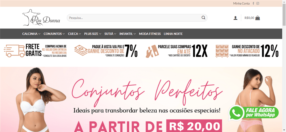 A loja Rio Donna Lingerie Preço Atacado - é confável? ✔️ Tudo sobre a Loja Rio Donna Lingerie Preço Atacado -!