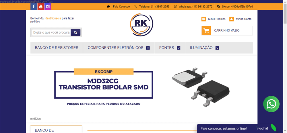 A loja RK Componentes Eletrônicos LTDA é confável? ✔️ Tudo sobre a Loja RK Componentes Eletrônicos LTDA!