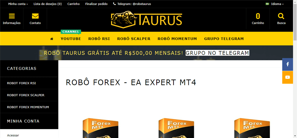 A loja Robô Taurus é confável? ✔️ Tudo sobre a Loja Robô Taurus!