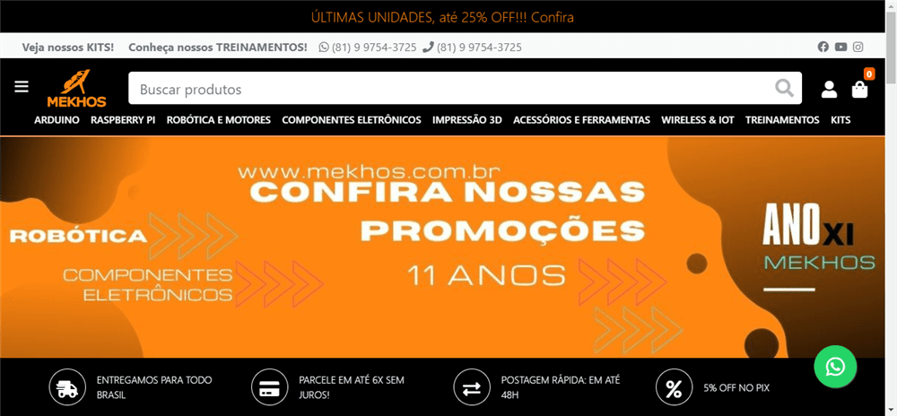 A loja Robótica e Componentes Eletrônicos é na MEKHOS é confável? ✔️ Tudo sobre a Loja Robótica e Componentes Eletrônicos é na MEKHOS!