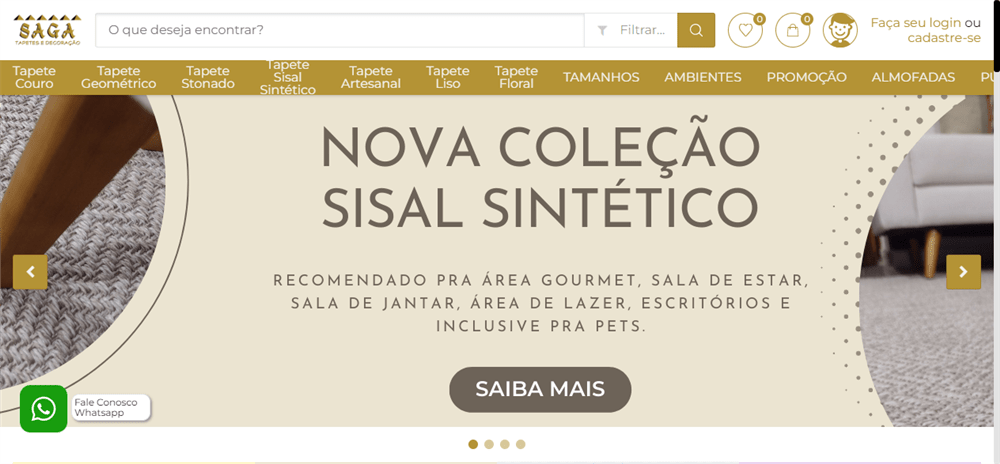 A loja Saga Tapetes e Decoração é confável? ✔️ Tudo sobre a Loja Saga Tapetes e Decoração!