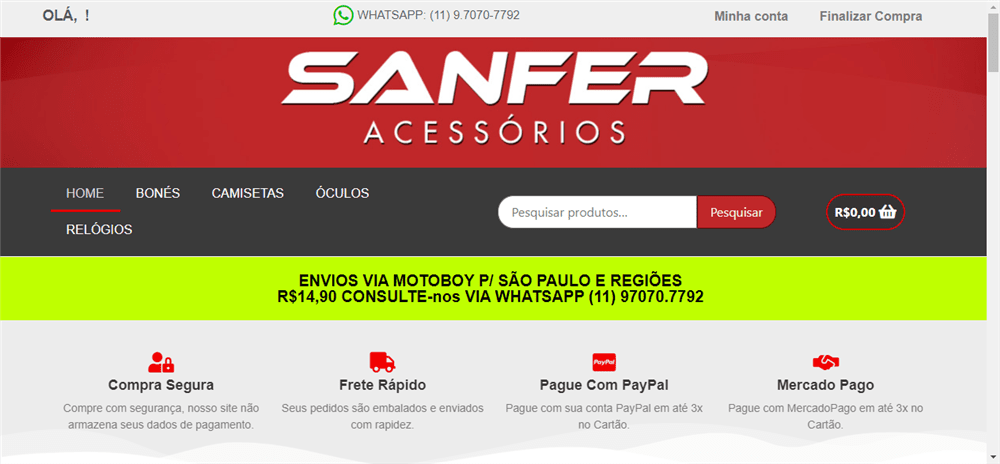 A loja Sanfer Acessórios é confável? ✔️ Tudo sobre a Loja Sanfer Acessórios!