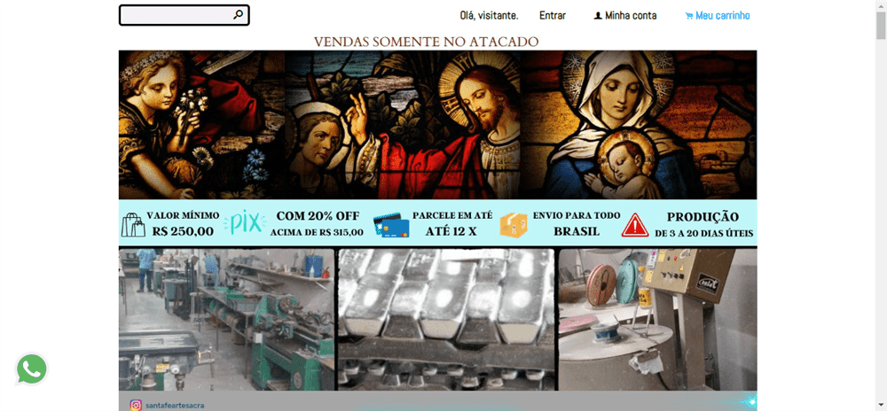 A loja Santa Fe Arte Sacra Artigos Religiosos é confável? ✔️ Tudo sobre a Loja Santa Fe Arte Sacra Artigos Religiosos!