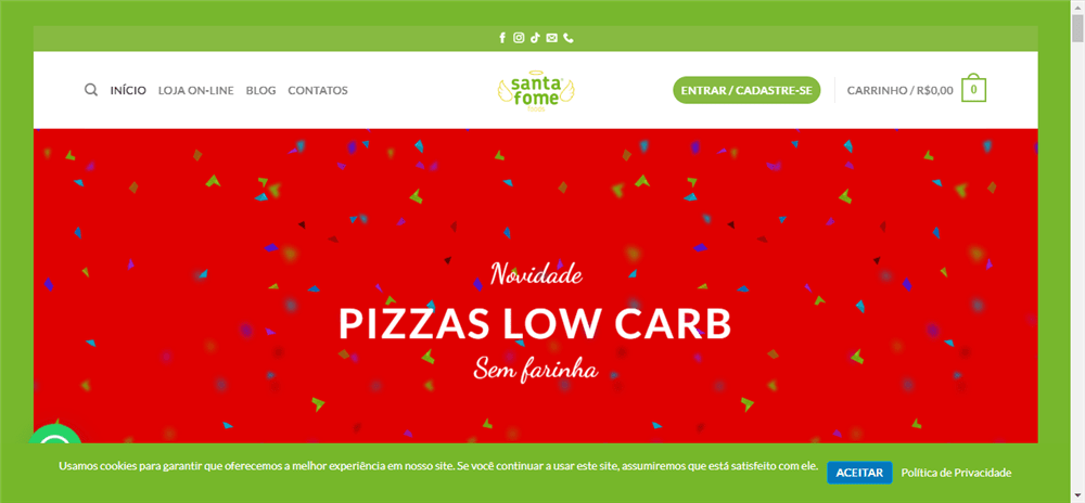 A loja Santa Fome Foods é confável? ✔️ Tudo sobre a Loja Santa Fome Foods!