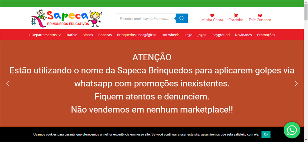 A loja Sapeca Brinquedos é confável? ✔️ Tudo sobre a Loja Sapeca Brinquedos!