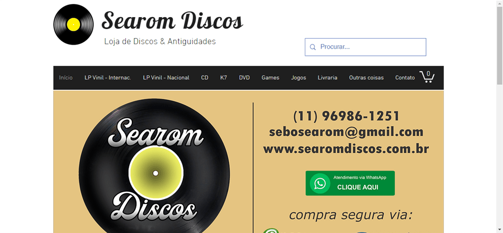 A loja Searom Discos é confável? ✔️ Tudo sobre a Loja Searom Discos!