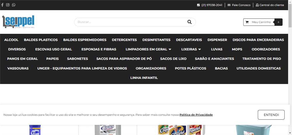 A loja Seippel Produtos de Limpeza é confável? ✔️ Tudo sobre a Loja Seippel Produtos de Limpeza!